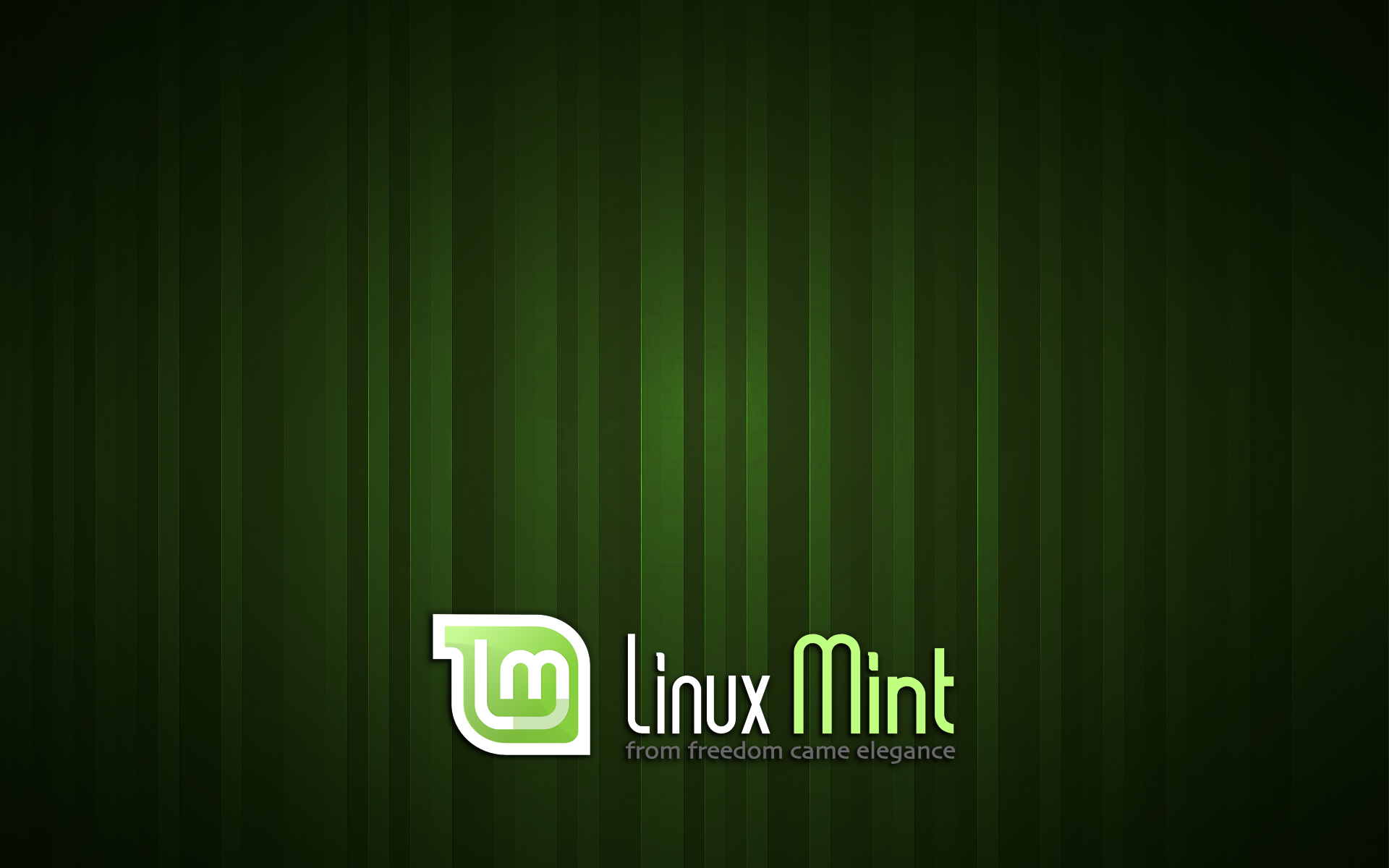 Stripes Linux Mint GDM Wallpaper