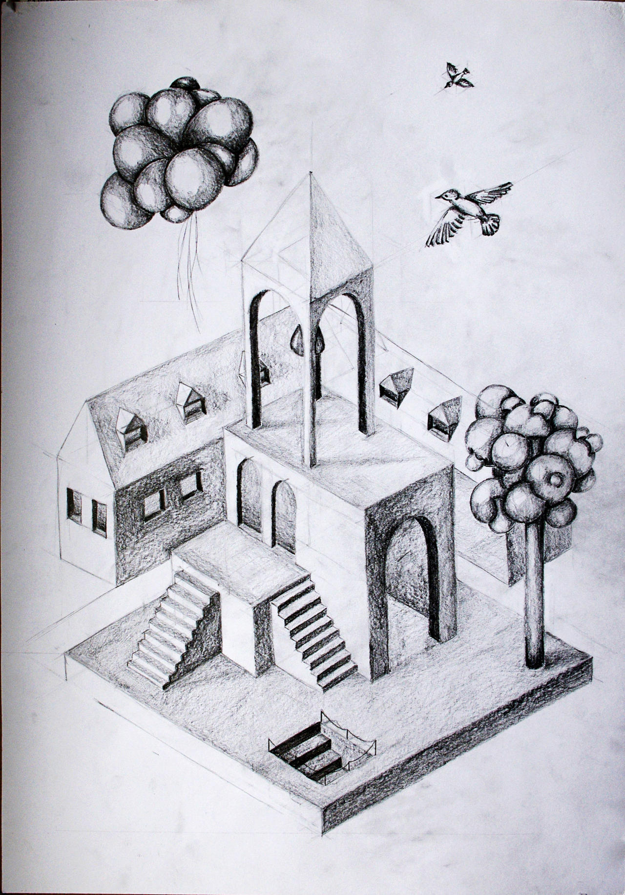 Tower of building blocks by Dionixia on DeviantArt