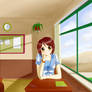 Rin in classroom