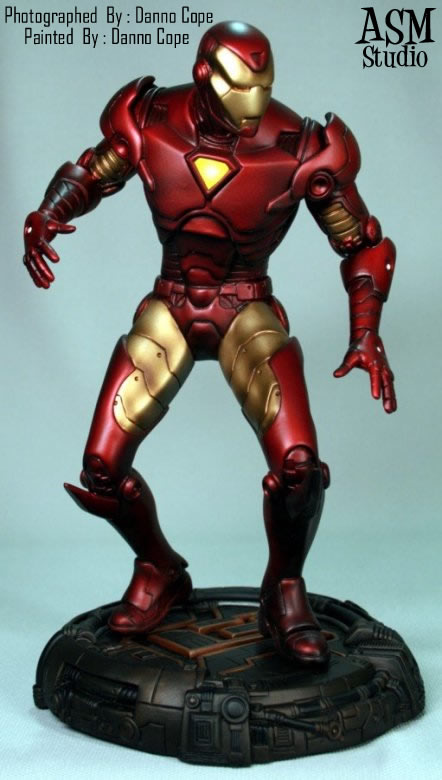 Iron Man Statue Painted - 04