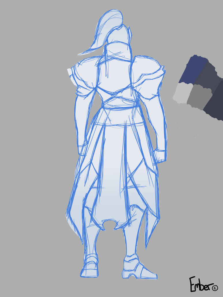 Final Back view blue by BlazedEmber on DeviantArt