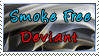 Stamp: Smoke Free Deviant by JSTradArt