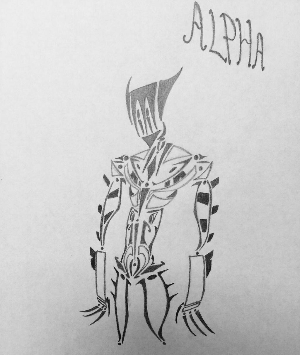 Alpha Drawuing Alpha by MechDennis on DeviantArt
