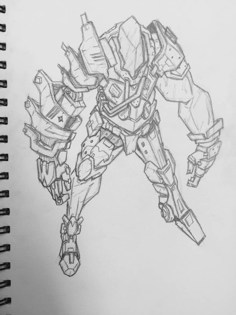 Cyborg design rough draft by MechDennis on DeviantArt