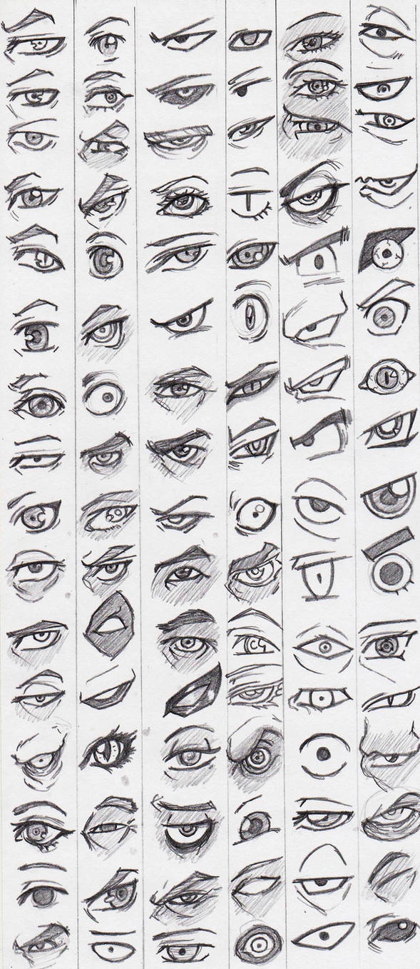 Eye reference stylized by KingAngel-Z on DeviantArt