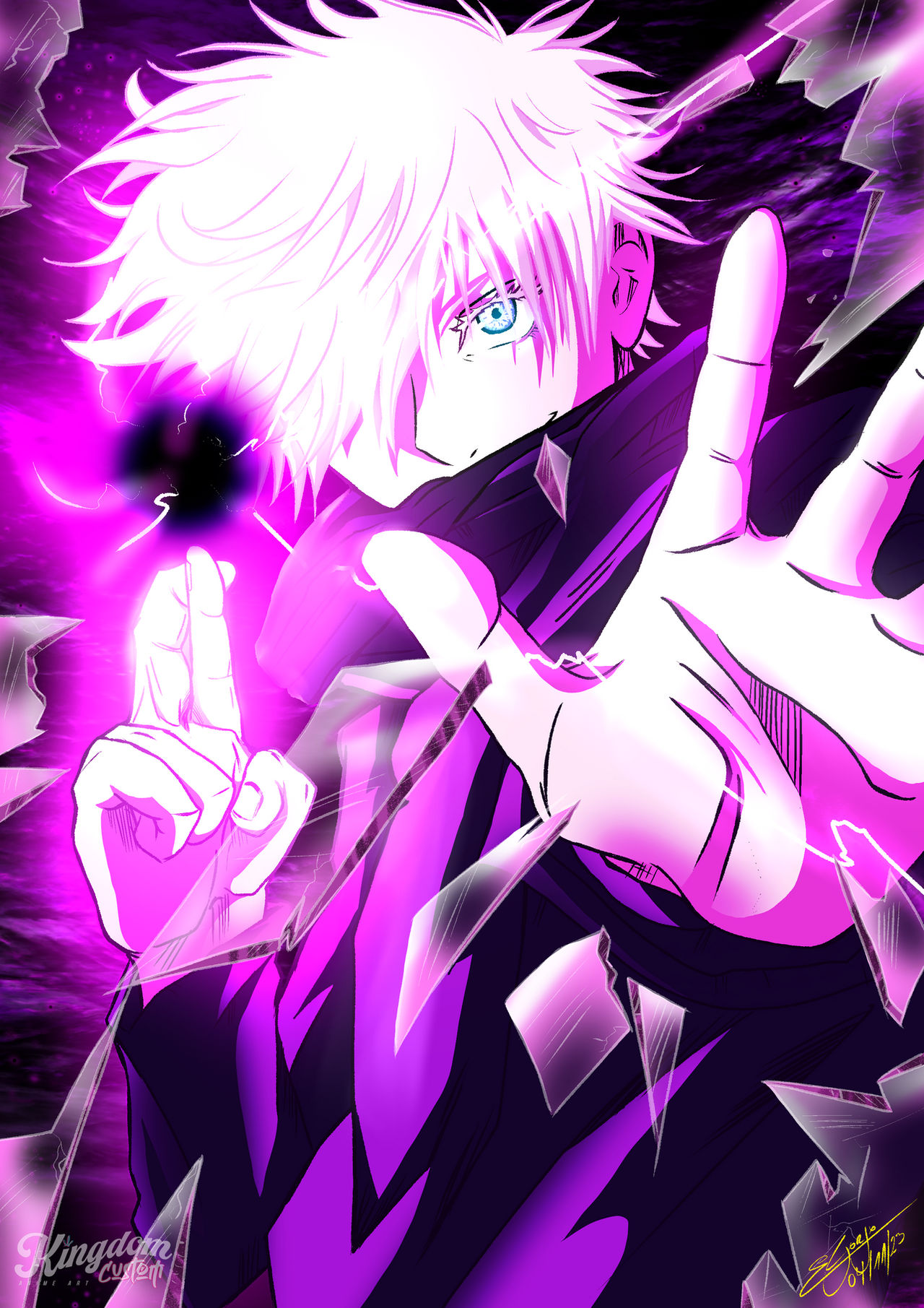 Gojo Rica Ilustracion - Satoru Gojo by kingdomcustom on DeviantArt