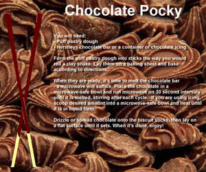 Chocolate Pocky Recipe request