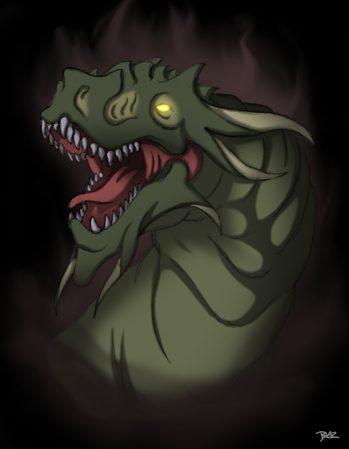 Green Dragon Head