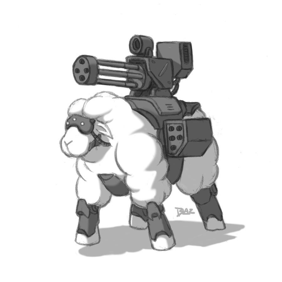 Cyborg Assualt Sheep