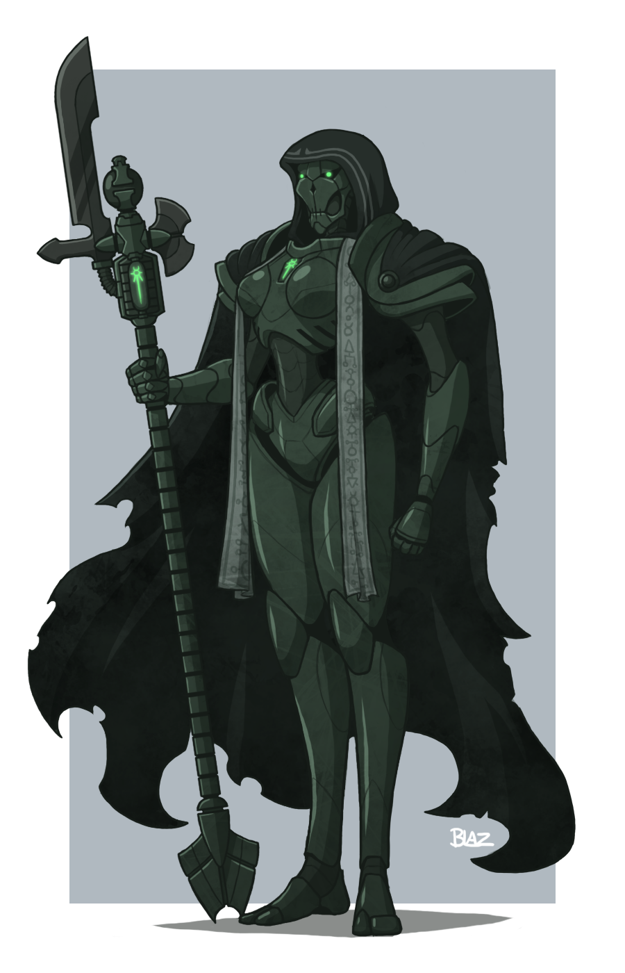 Female Necron Royal Retainer