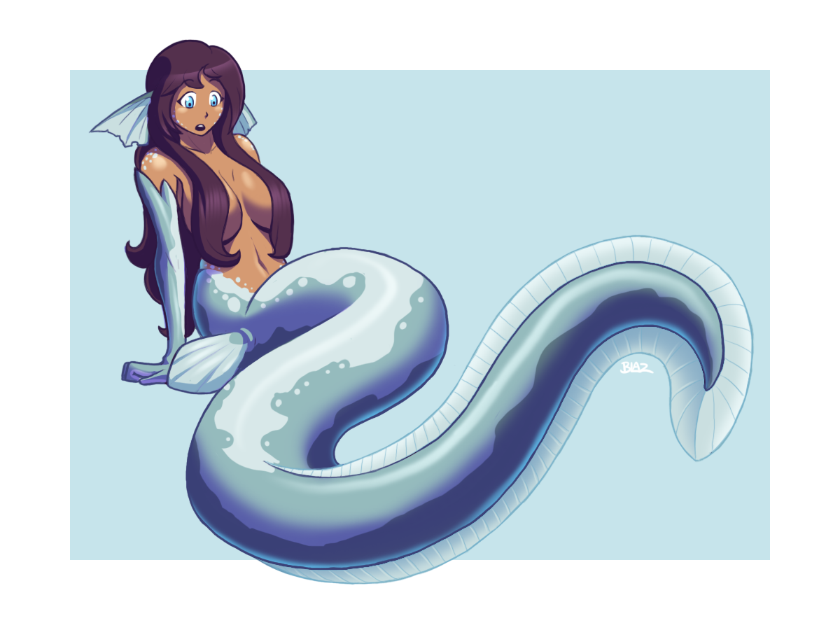 Eel Mermaid [post-transformation]