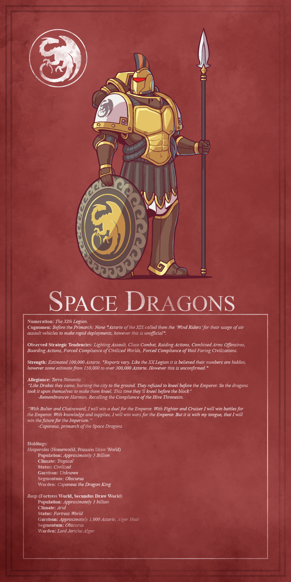 11th Legion - Space Dragons