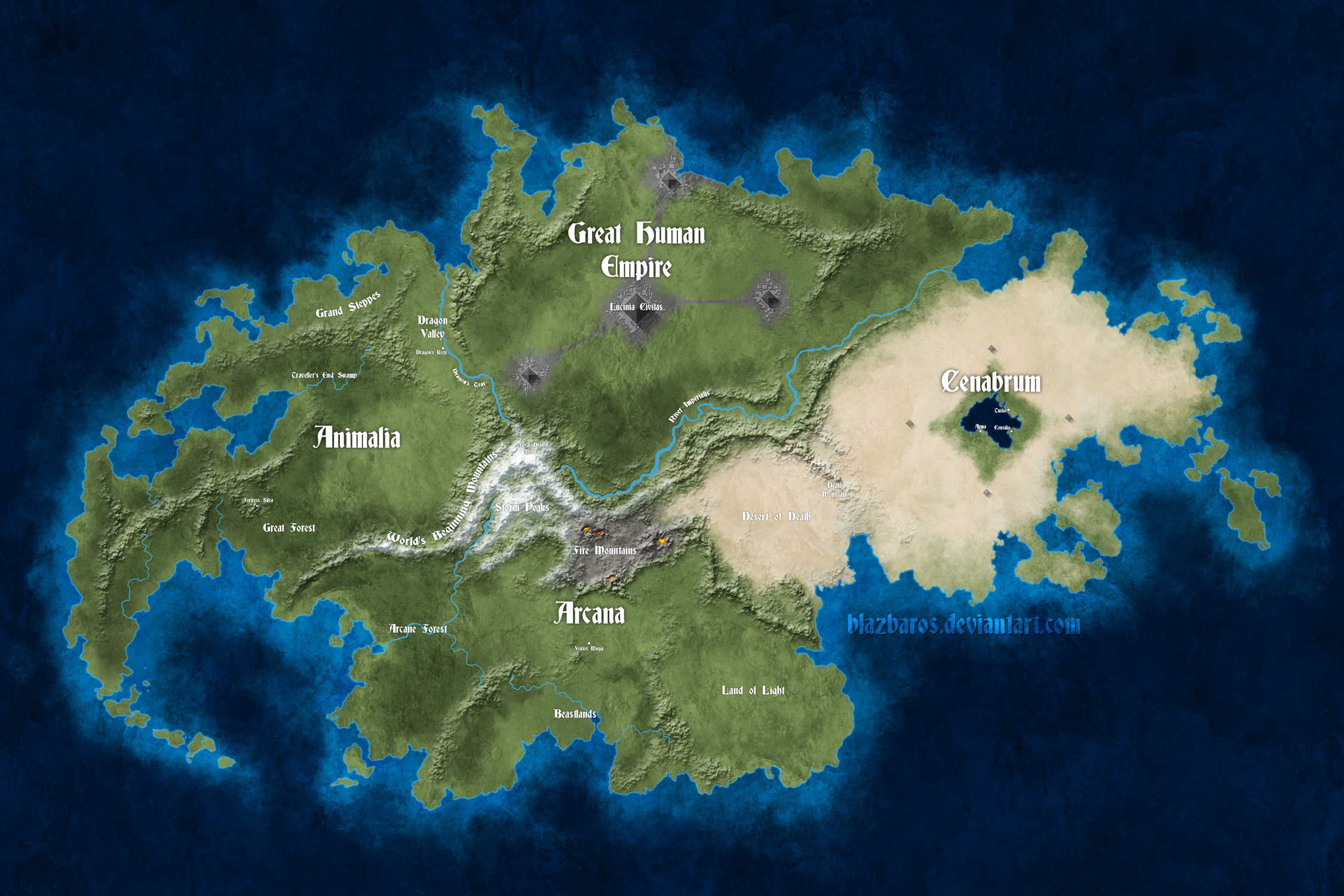 Super Continent Map