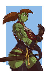 Orc Pirate Lady