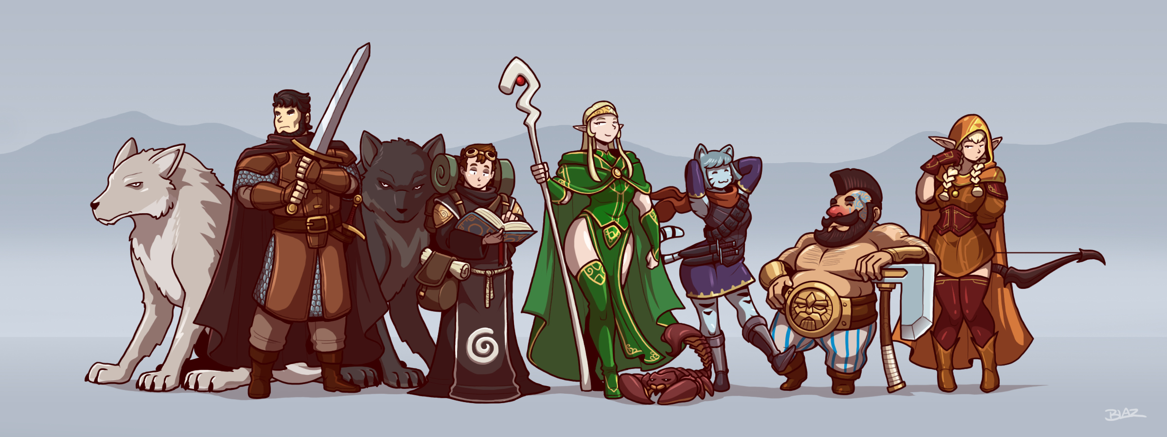 Pathfinder Party by Blazbaros on DeviantArt