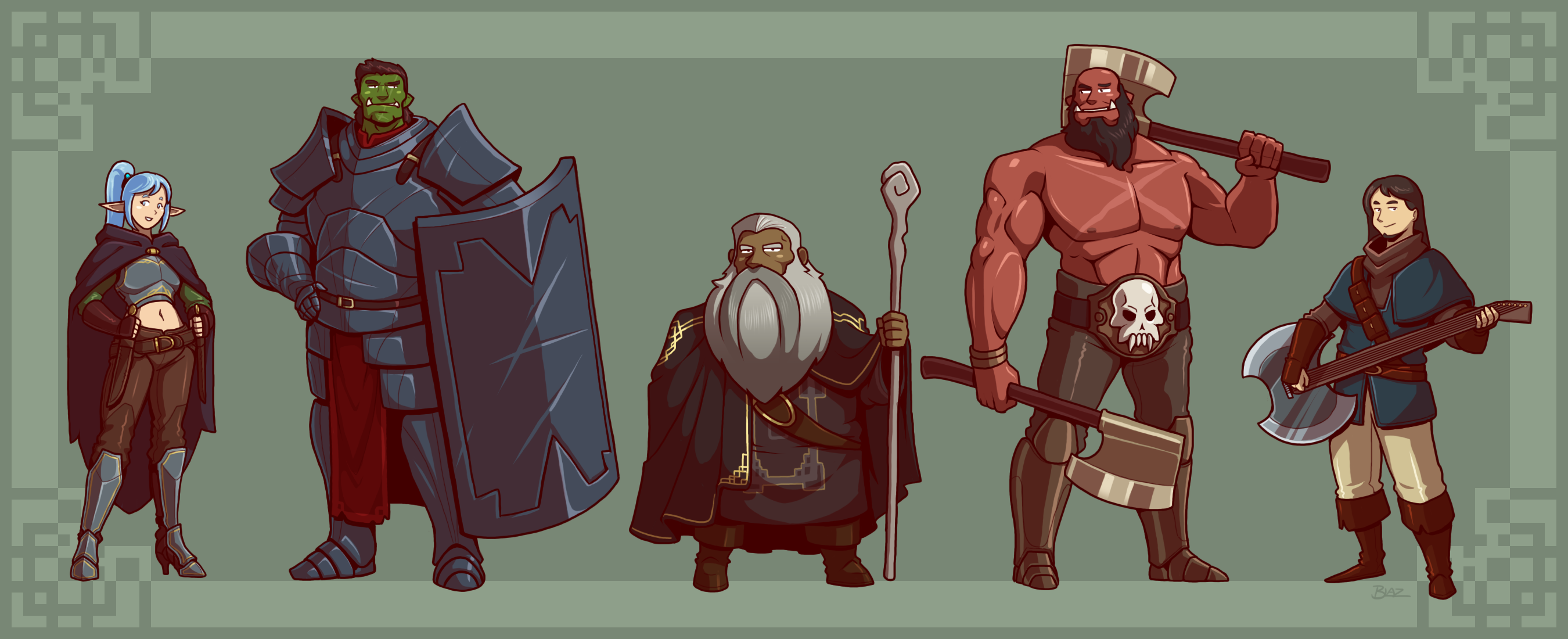 DnD Party by Blazbaros on DeviantArt
