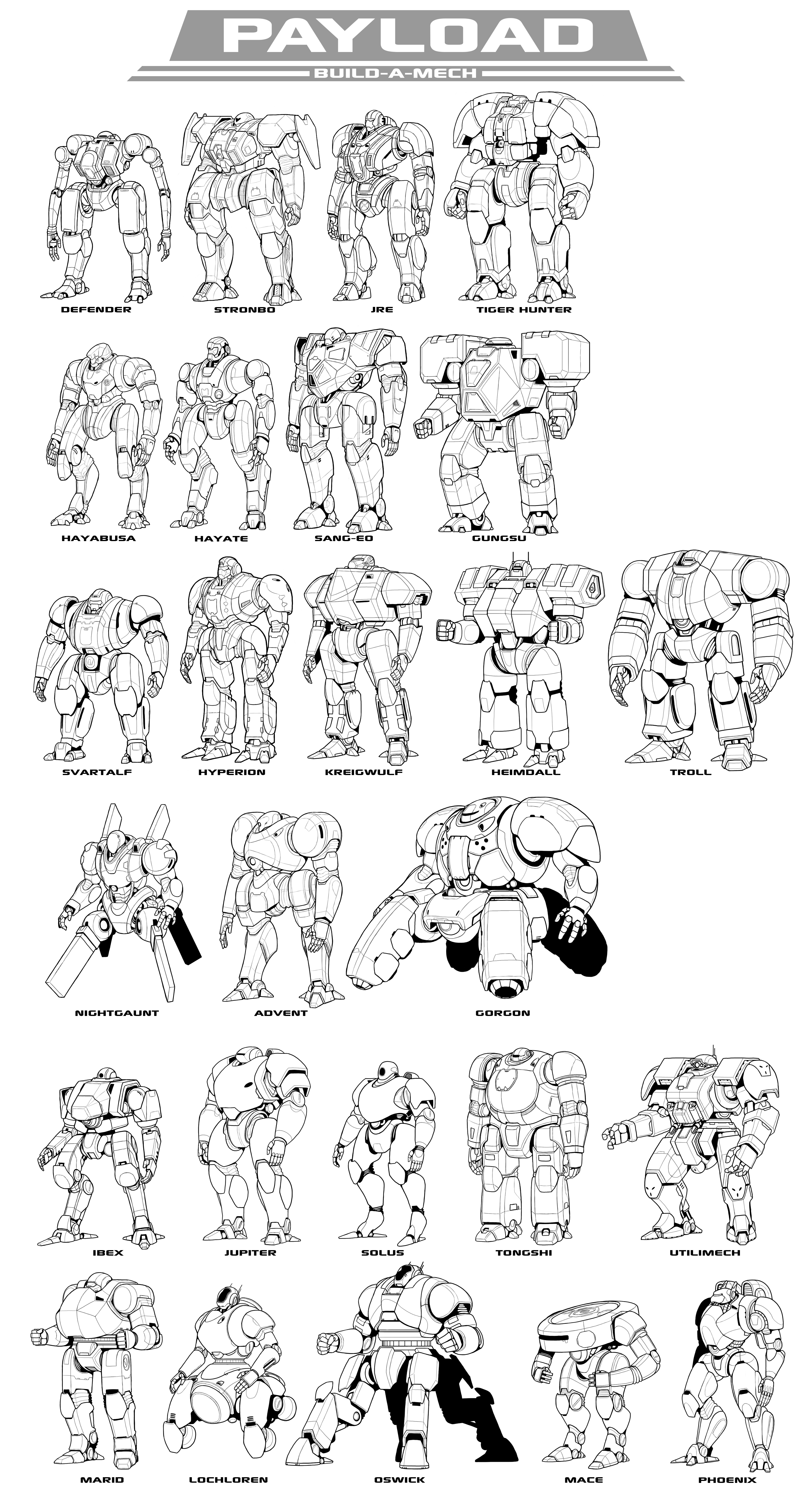 PAYLOAD: Build-A-Mech Special Commission