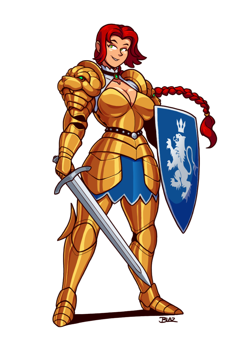 Knight Girl by Blazbaros on DeviantArt