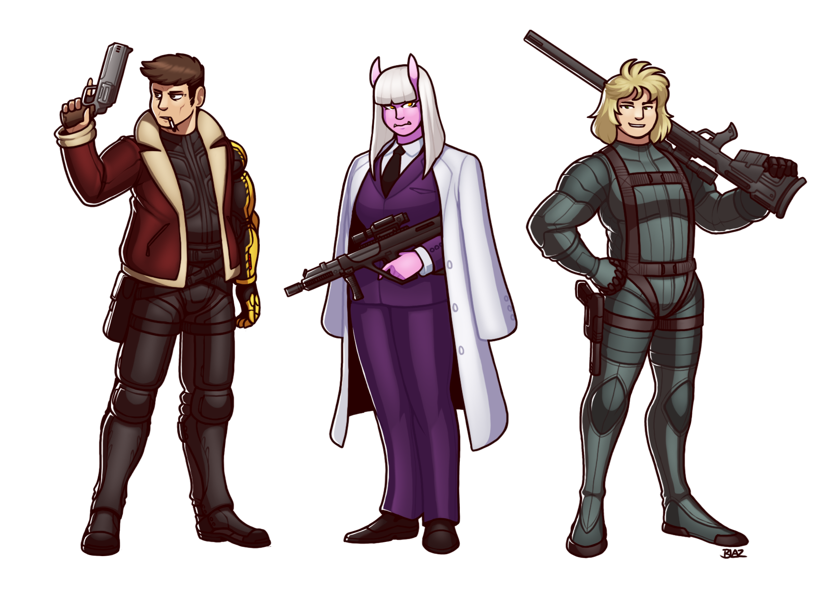 Shadowrunners by Lord-Of-The-Guns on DeviantArt