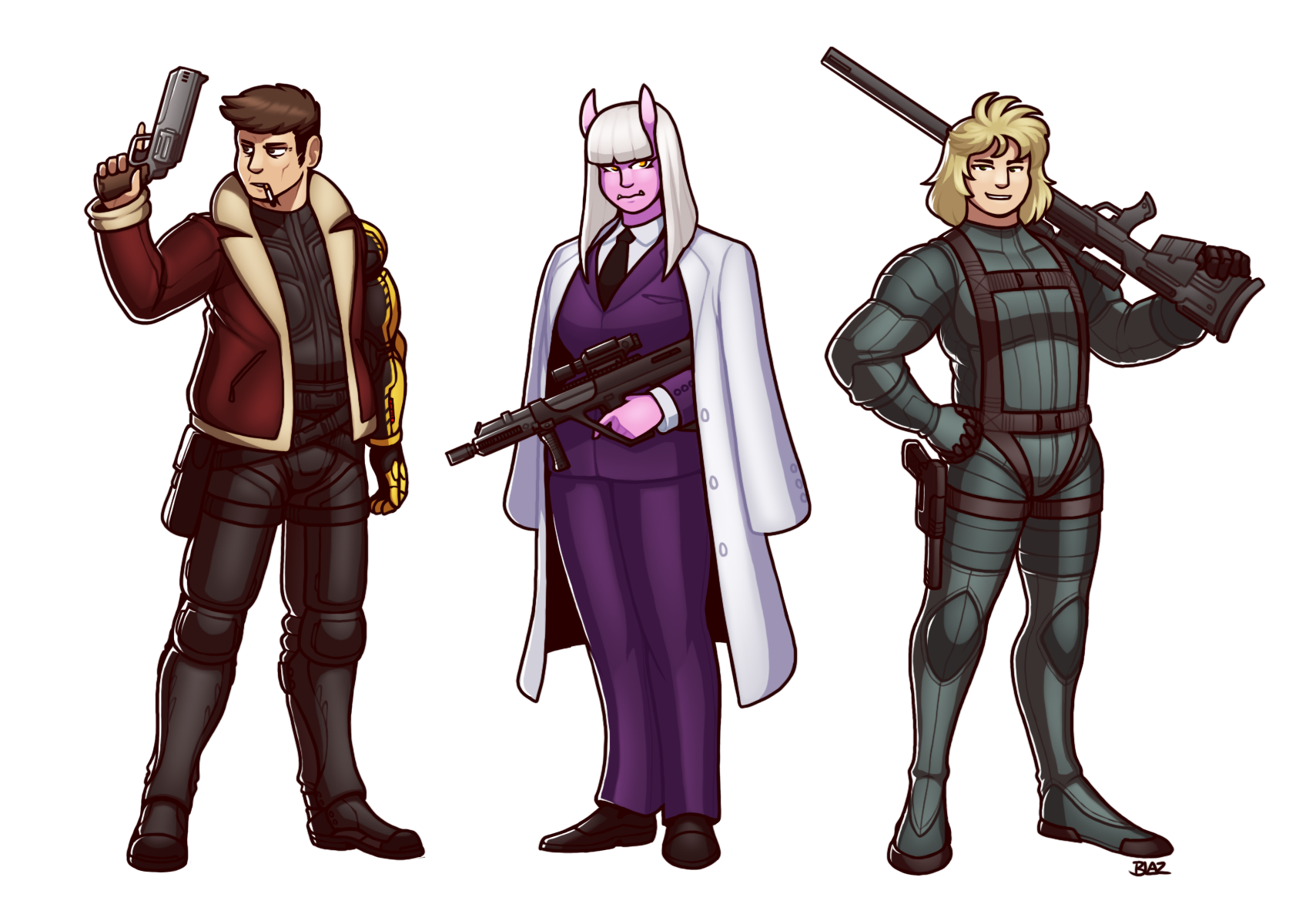 Shadowrunners by Blazbaros on DeviantArt