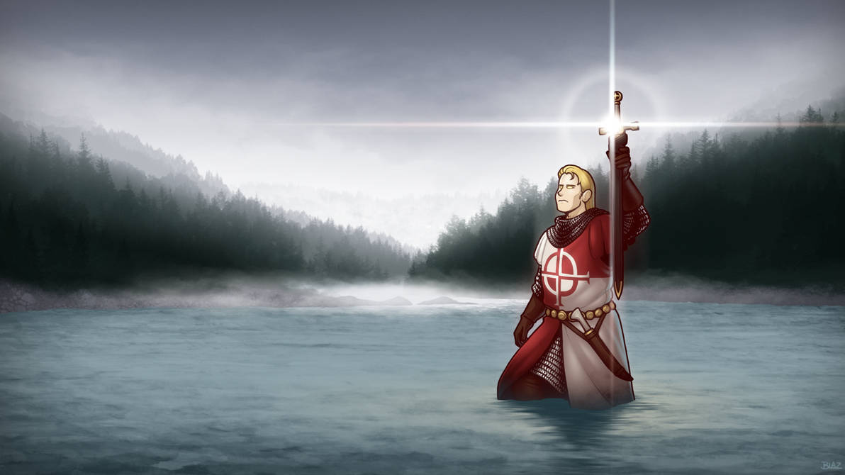 Saint George Crosses the River by Blazbaros on DeviantArt