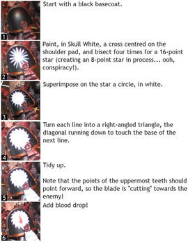 Flesh Tearers Chapter Symbol Tutorial