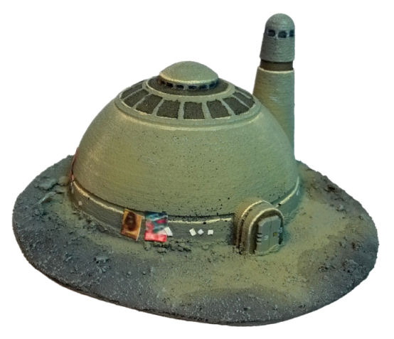 Desert Buildings 1 - Brigade Models 6mm SF