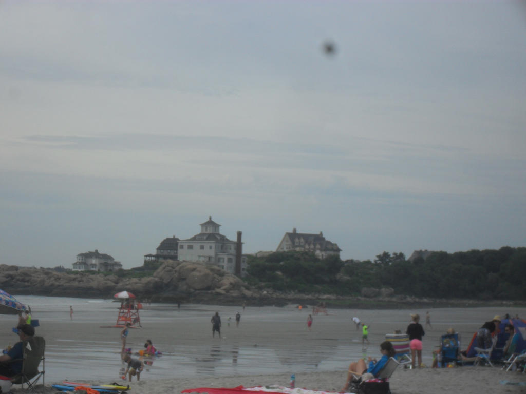 looking around the beach