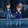 Hugo and Sofia's Ice Dancing Outfits