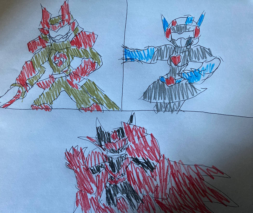 Tri Verse Additional Rangers by batesmanics on DeviantArt