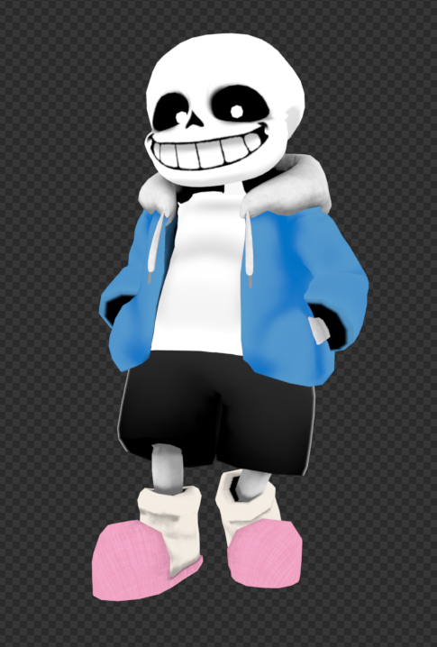 Sans 3D Model by TrueSpinex on DeviantArt