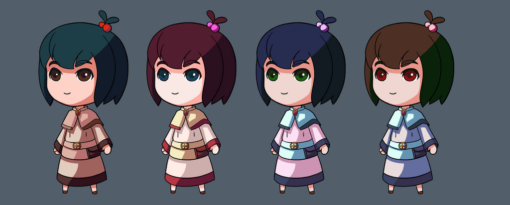 Character Color model by ArukaSaico on DeviantArt