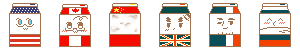 F2U: Axis Powers Hetalia (Milk Carton Icons)