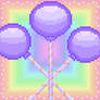 Party Cakepop Stickers (Plain Party Purple)