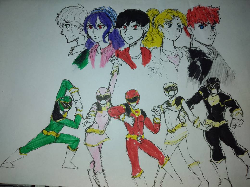 Sentai Power Rangers Pose Power rangers / super sentai by alsamort on DeviantArt