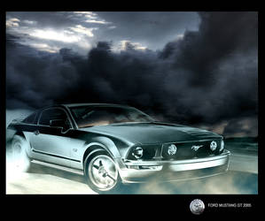 Mustang on the run