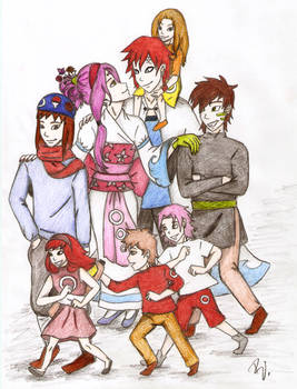Family Series I. - Gaara x Sakura Family