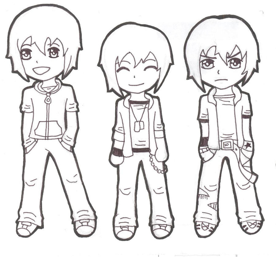 Chibi Boys By Darkmoon 13 On DeviantArt