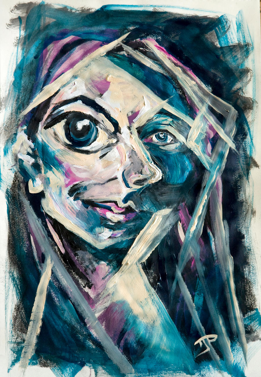Abstract Self-Portrait by maniphisto on DeviantArt
