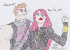 Hawkeye and Black Widow