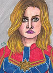ATC Captain Marvel by ChristinePresley