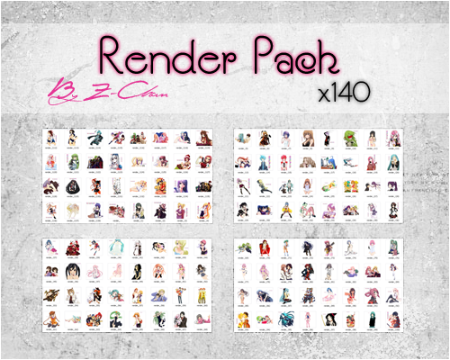 Anime Render Pack