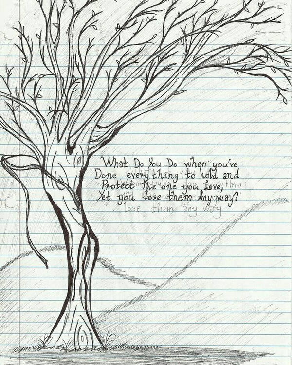 Spring Tree Sad Drawing sad tree by mystic2105 on DeviantArt