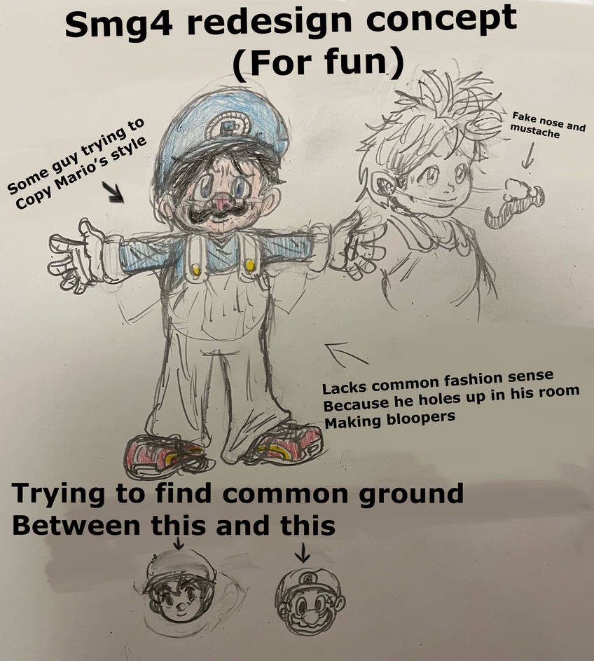 Smg4 First Design Smg4 redesign Concept by BobbybobtheIII on DeviantArt