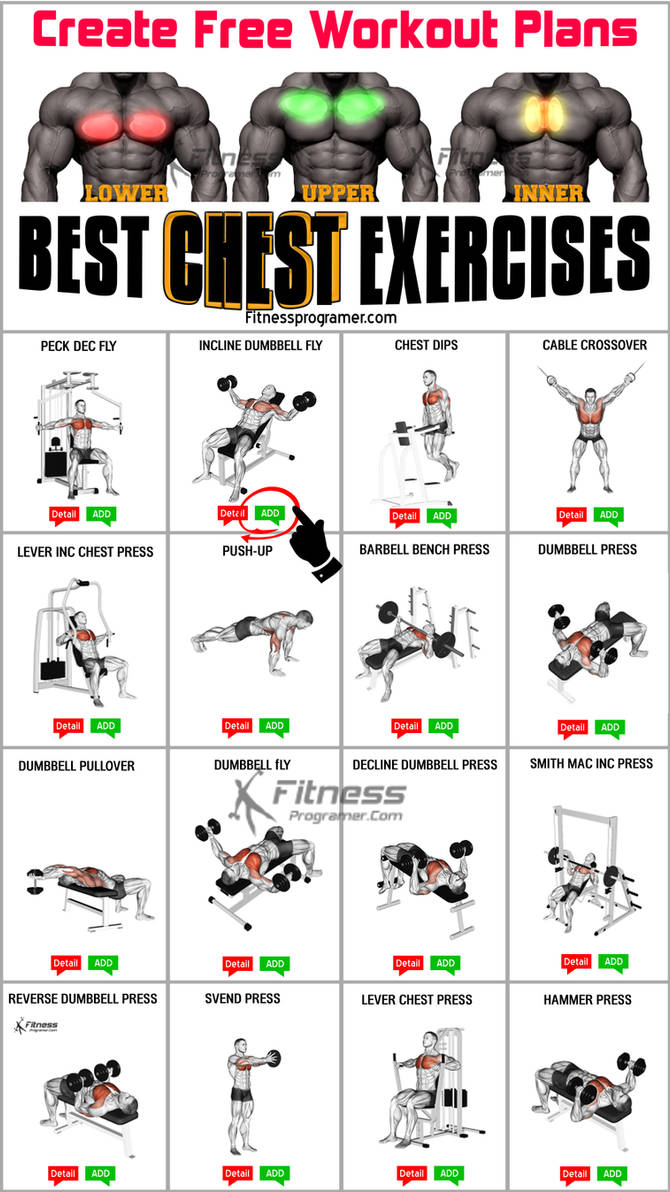 Chest Workouts by alexgabris on DeviantArt