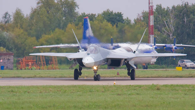 T-50 PAK-FA MAKS 2013