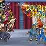 Double Dragon enemies and heroes