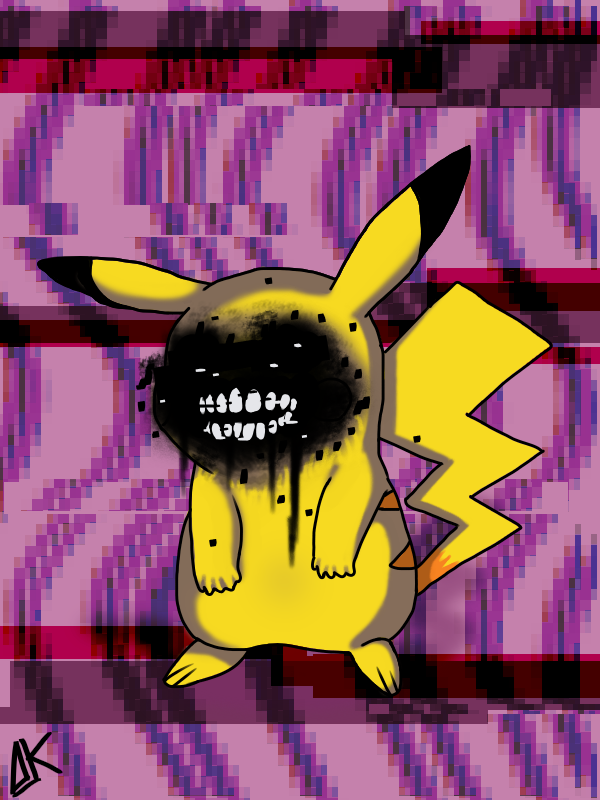 Defect Pikachu Missing Pikachu by JACKKLEMPAY on DeviantArt