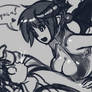 Ranma Pounces Sketch