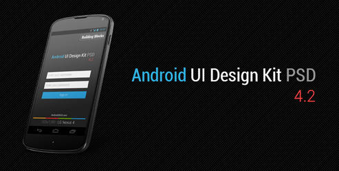 Android UI Design Kit PSD 4.2